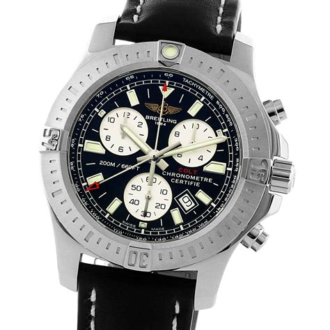 breitling colt 44 chronograph|copy Breitling colt chronograph watch.